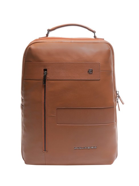 PIQUADRO SMART Skórzany plecak-aktówka na laptopa 15,6" SKÓRA - Plecaki na laptopa do pracy