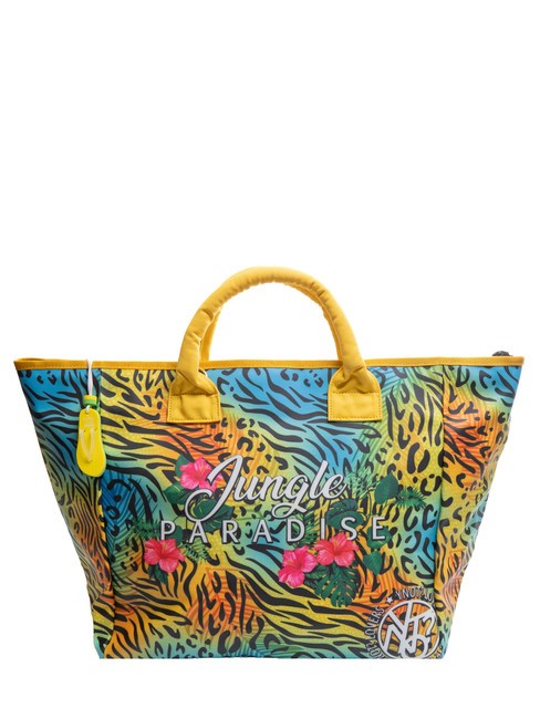 YNOT JUNGLE PARADISE Duża torba na zakupy plażowe żółty - Torby damskie