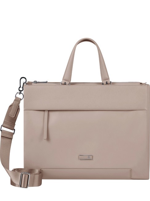 SAMSONITE ZALIA 3.0  Torba na laptopa 14,1" z paskiem na ramię stara róża - Torby damskie