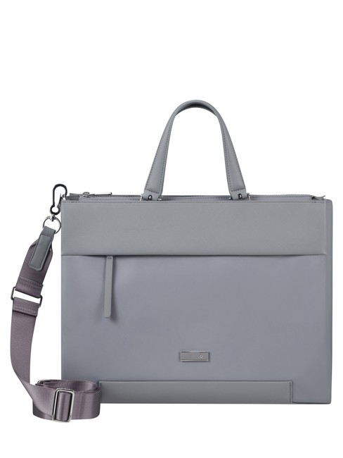 SAMSONITE ZALIA 3.0  Torba na laptopa 14,1" z paskiem na ramię srebrnoszary - Torby damskie
