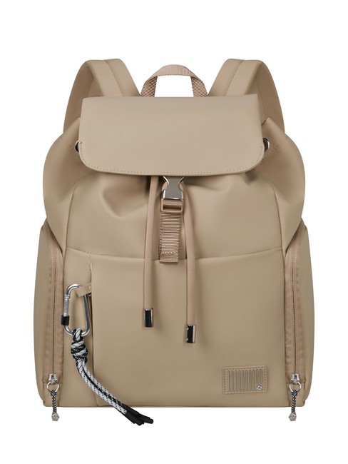 SAMSONITE WANDER LAST  Plecak z poliestru z recyklingu pustynia - Torby damskie