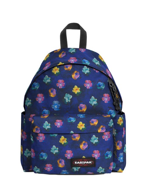 EASTPAK PADDED DAY PAK'R Plecak na laptopa 14" z kieszenią na butelkę z wodą kwiat rozmycie granatowy - Plecaki szkolne i rekreacyjne