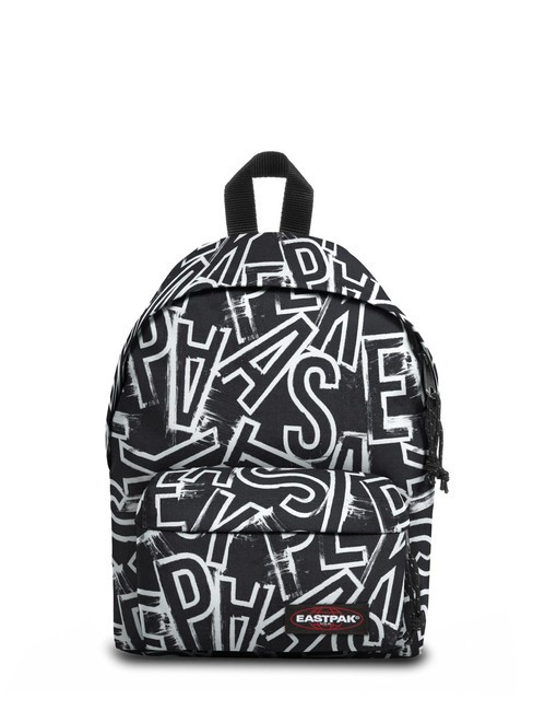 EASTPAK ORBIT XS Mały plecak  ep litery czarne - Plecaki szkolne i rekreacyjne