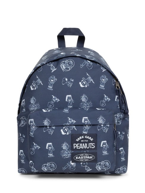 EASTPAK PADDED PAK'R x PEANUTS Plecak na laptopa 13" orzeszki ziemne marynarka wojenna - Plecaki szkolne i rekreacyjne