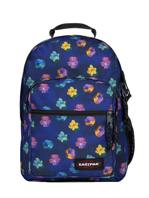 EASTPAK MORIUS Plecak na laptopa 15" kwiat rozmycie granatowy - Plecaki szkolne i rekreacyjne