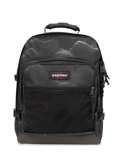 EASTPAK ULTIMATE Plecak na laptopa 15,6" czarne kropki odblaskowe - Plecaki szkolne i rekreacyjne