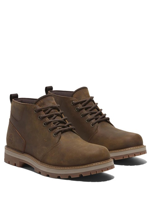 TIMBERLAND BRITTON ROAD  Wodoodporne skórzane buty rdza pełnoziarnista - Buty męskie