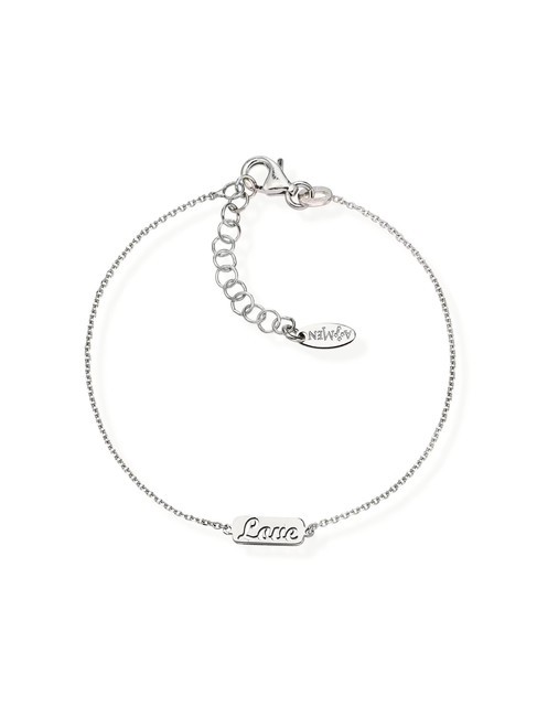 AMEN AMORE LOVE Bransoletka LOVE plate rod - Bransoletki damskie