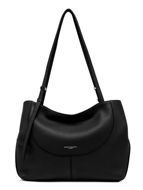 GIANNI CHIARINI MINERVA Skórzana torba na zakupy Czarny - Torby damskie