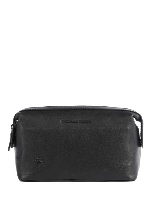PIQUADRO BLACK SQUARE Skórzane etui kosmetyczne Czarny - Kosmetyczka