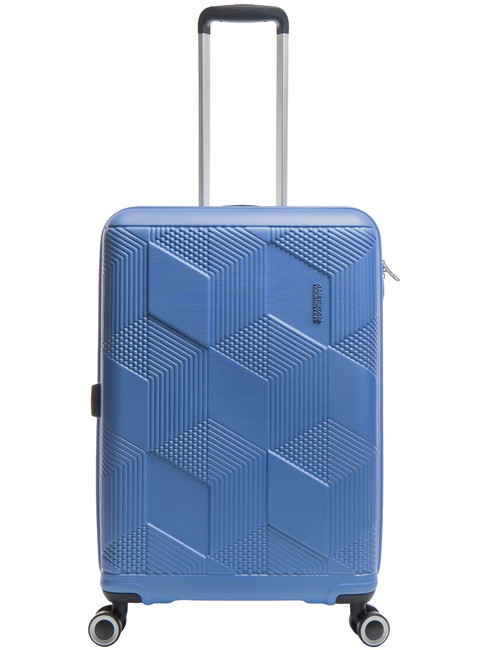 AMERICAN TOURISTER SUNCHASER  Wózek średni spokojny niebieski - Wózki twarde