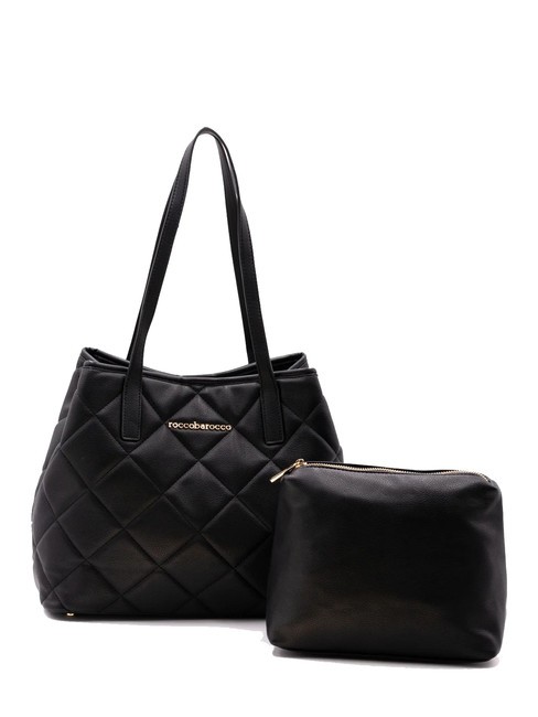 ROCCOBAROCCO GLAM Torba na zakupy z woreczkiem czarny - Torby damskie