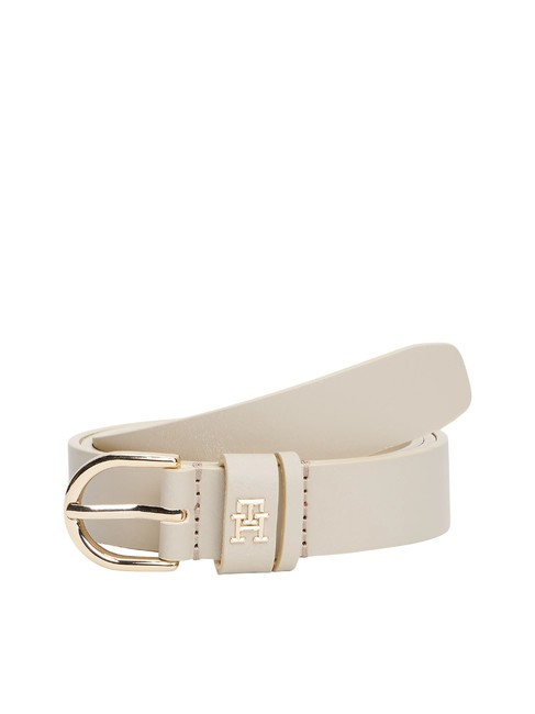 TOMMY HILFIGER ESSENTIAL EFFORTLESS Pasek skórzany wyprodukowany we Włoszech cukrowiec - Paski