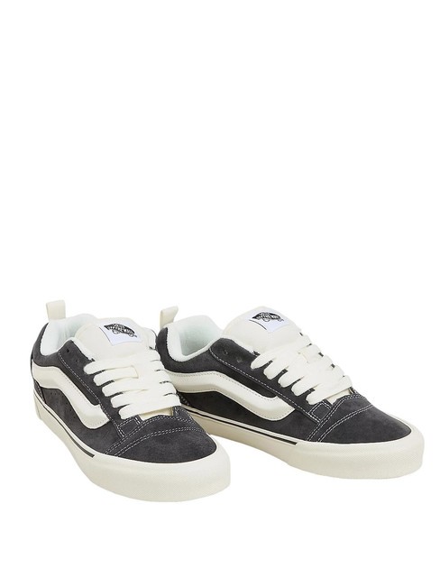 VANS KNU SKOOL Trampki ze skóry zamszowej zamsz świński szary - Buty uniseks