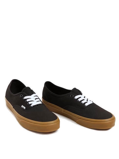 VANS AUTHENTIC Trampki płócienne czarny/gumowy - Buty uniseks