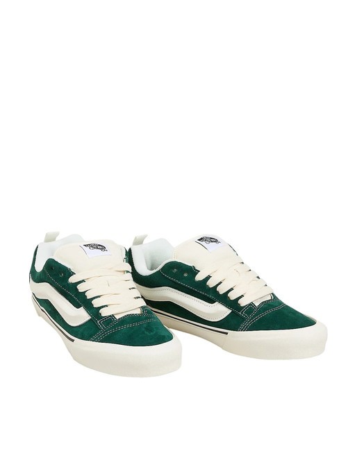 VANS KNU SKOOL Trampki ze skóry zamszowej zamsz świński zielony - Buty uniseks