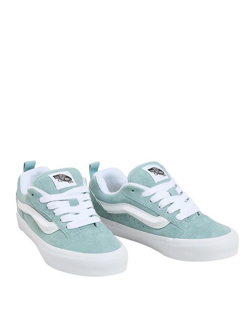 VANS KNU SKOOL Trampki ze skóry zamszowej zamsz świński szara mgła - Buty uniseks