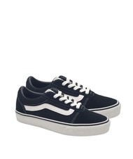 VANS WARD W Trampki pł&oacute;cienne czarno-biały - Buty damskie - 1