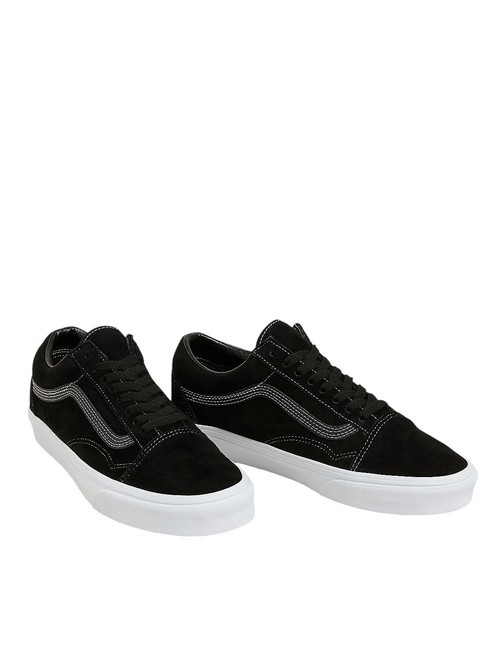 VANS OLD SKOOL Trampki ze skóry zamszowej czarny - Buty uniseks