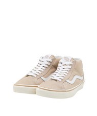 VANS MID SKOOL 37 Trampki z wysoką cholewką ze sk&oacute;ry zamszowej opalenizna/brązowy - Buty uniseks - 1
