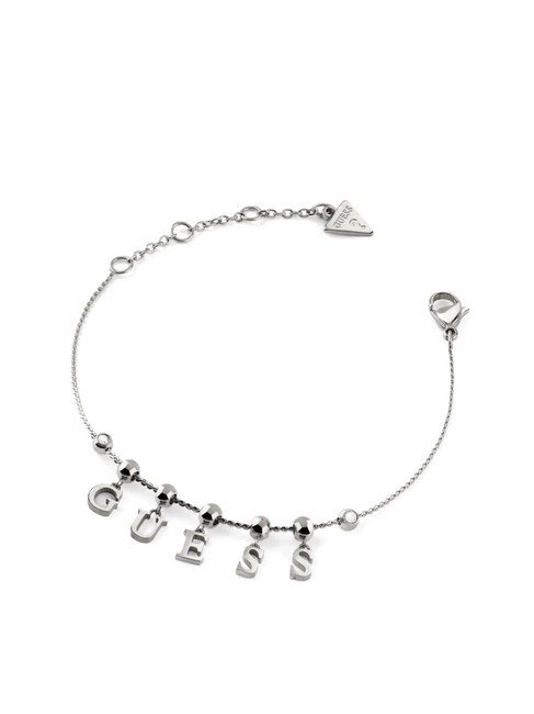 GUESS ARM PARTY Bransoletka z zawieszkami SREBRNY - Bransoletki damskie