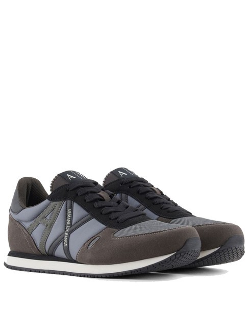 ARMANI EXCHANGE RIO Niskie trampki agawa + oliwki - Buty męskie