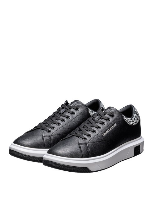 ARMANI EXCHANGE A|X Adidasy czarny+op.biały - Buty męskie