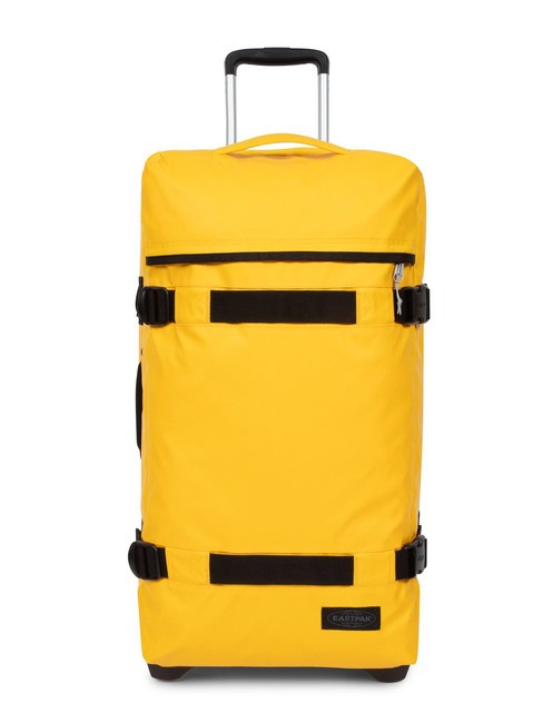 EASTPAK TRANSIT'R M WP Średni wózek wodoodporny żółtko plandekowe - Wózki półsztywne
