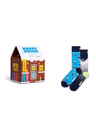 HAPPY SOCKS SKIING CHALET Zestaw prezentowy skarpetek 2 pary - Skarpetki unisex