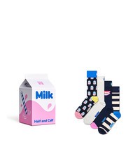 HAPPY SOCKS MILK CARTON Zestaw prezentowy skarpetek 4 pary - Skarpetki unisex