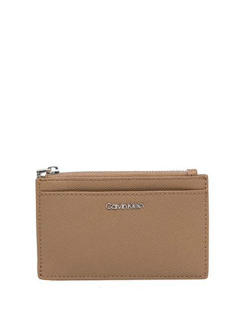 CALVIN KLEIN CK MUST Portfel płaski amfora - Portfele damskie