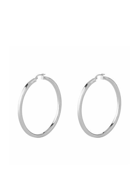 GUESS HOOPS I DID IT AGAIN Cienkie kolczyki koła SREBRNY - Kolczyki