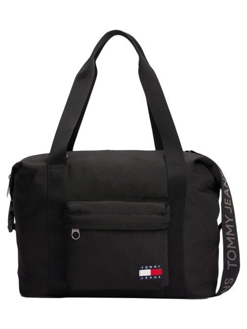 TOMMY HILFIGER TOMMY JEANS ESSENTIAL DAILY  Torba weekendowa z paskiem na ramię czarny - Mnóstwo