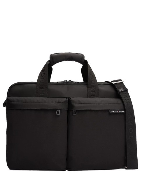 TOMMY HILFIGER TH ELEMENT REPREVE Obudowa komputera czarny - Teczki robocze