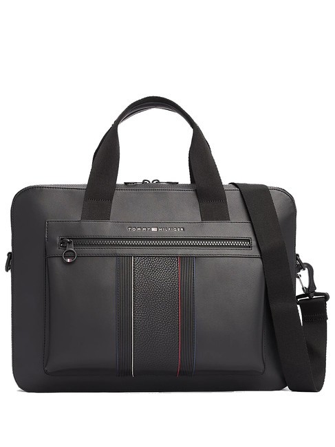 TOMMY HILFIGER TH FOUNDATION 13" Torba na laptopa czarny - Teczki robocze
