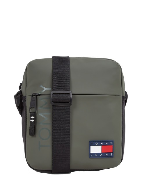 TOMMY HILFIGER TOMMY JEANS DAILY Mini Portmonetka cynowy zielony - Torby na ramię męskie