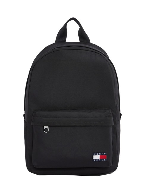 TOMMY HILFIGER TOMMY JEANS ESSENTIAL DAILY  Plecak z poliestru z recyklingu czarny - Plecaki na laptopa do pracy