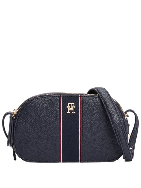 TOMMY HILFIGER TH LEGACY Mała torba na ramię kosmiczny niebieski - Torby damskie