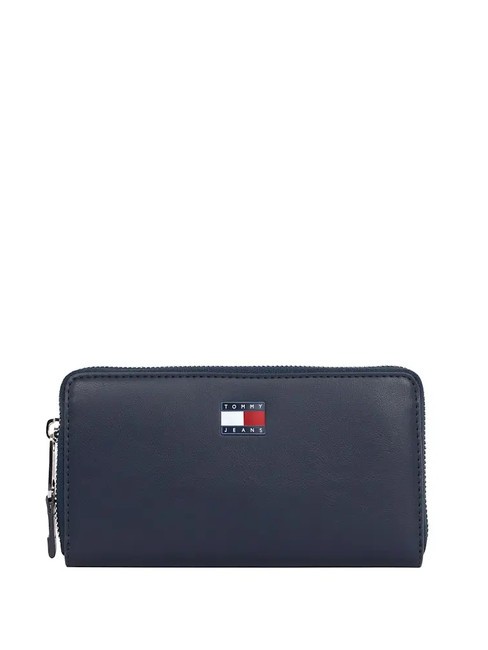 TOMMY HILFIGER TOMMY JEANS ESS MUST  Portfel zapinany na suwak ciemna noc granatowa - Portfele damskie
