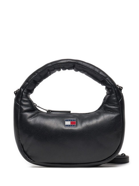 TOMMY HILFIGER TOMMY JEANS PILLOW Torba na ramię z paskiem na ramię czarny - Torby damskie