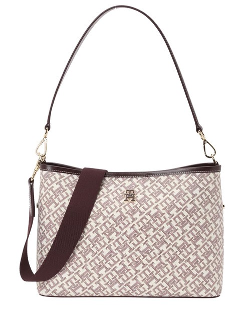 TOMMY HILFIGER TH MONOPLAY Torba na ramię / torba crossbody krwisty - Torby damskie