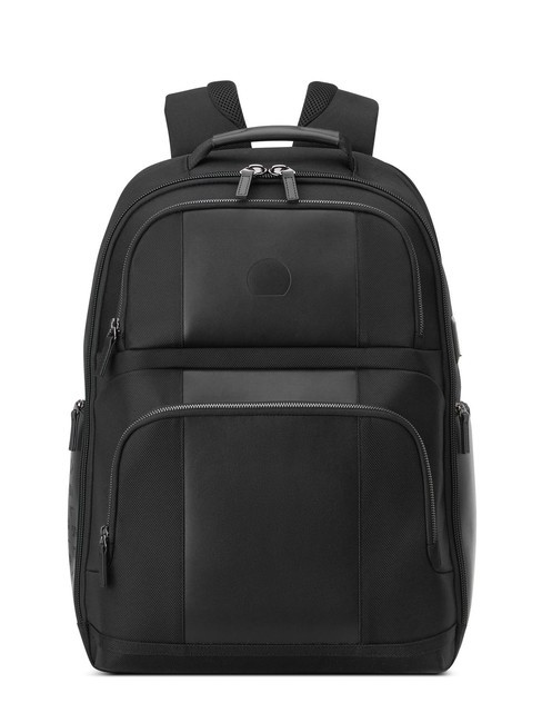 DELSEY WAGRAM Nylonowy plecak na laptopa 15,6" Czarny - Plecaki na laptopa do pracy