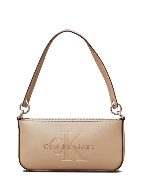 CALVIN KLEIN CK JEANS SCULPTED POUCH Torba na ramię porcelana - Torby damskie