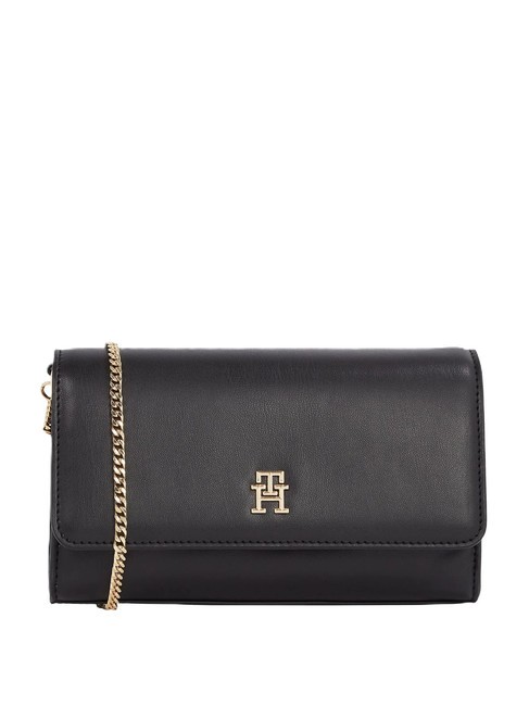 TOMMY HILFIGER TH ETERNITY Chain Mała torba na ramię czarny - Torby damskie