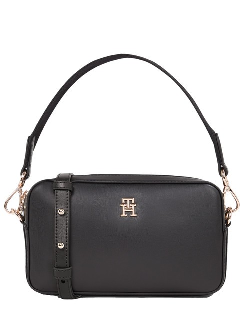 TOMMY HILFIGER TH DISTINCT Mała torebka z paskiem na ramię czarny - Torby damskie