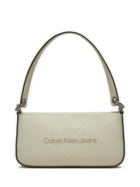 CALVIN KLEIN CK JEANS SCULPTED POUCH Torba na ramię tofu - Torby damskie