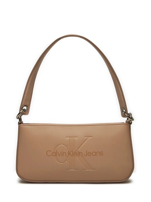 CALVIN KLEIN CK JEANS SCULPTED POUCH Torba na ramię pył różany - Torby damskie