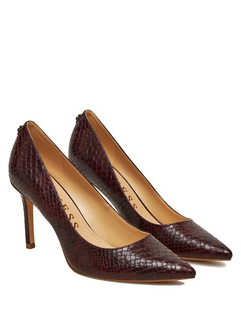 GUESS DABBEY4  Wysoki dekolt CZERWONY - Buty damskie