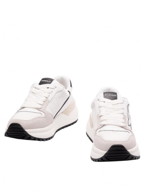 PINKO GEM  Trampki damskie biały/czarny - Buty damskie