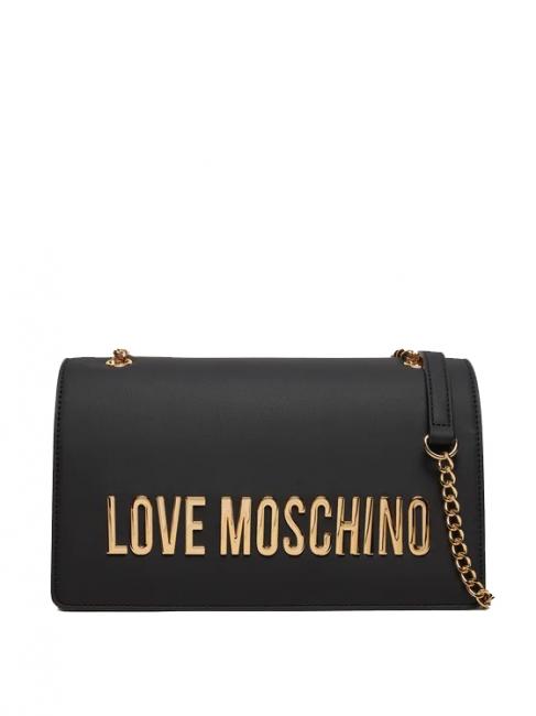 LOVE MOSCHINO LETTERING Torba na ramię / torba crossbody Czarny - Torby damskie